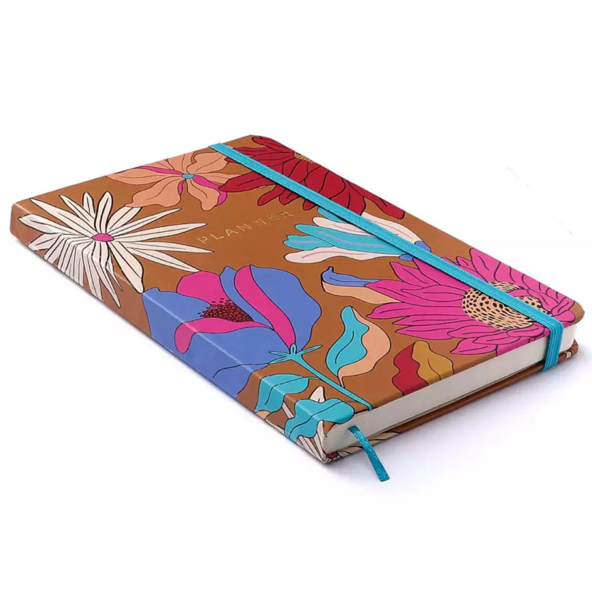 Planner Permanente Caderneta Cicero 14x21cm 208 Páginas Tropicália Caramelo