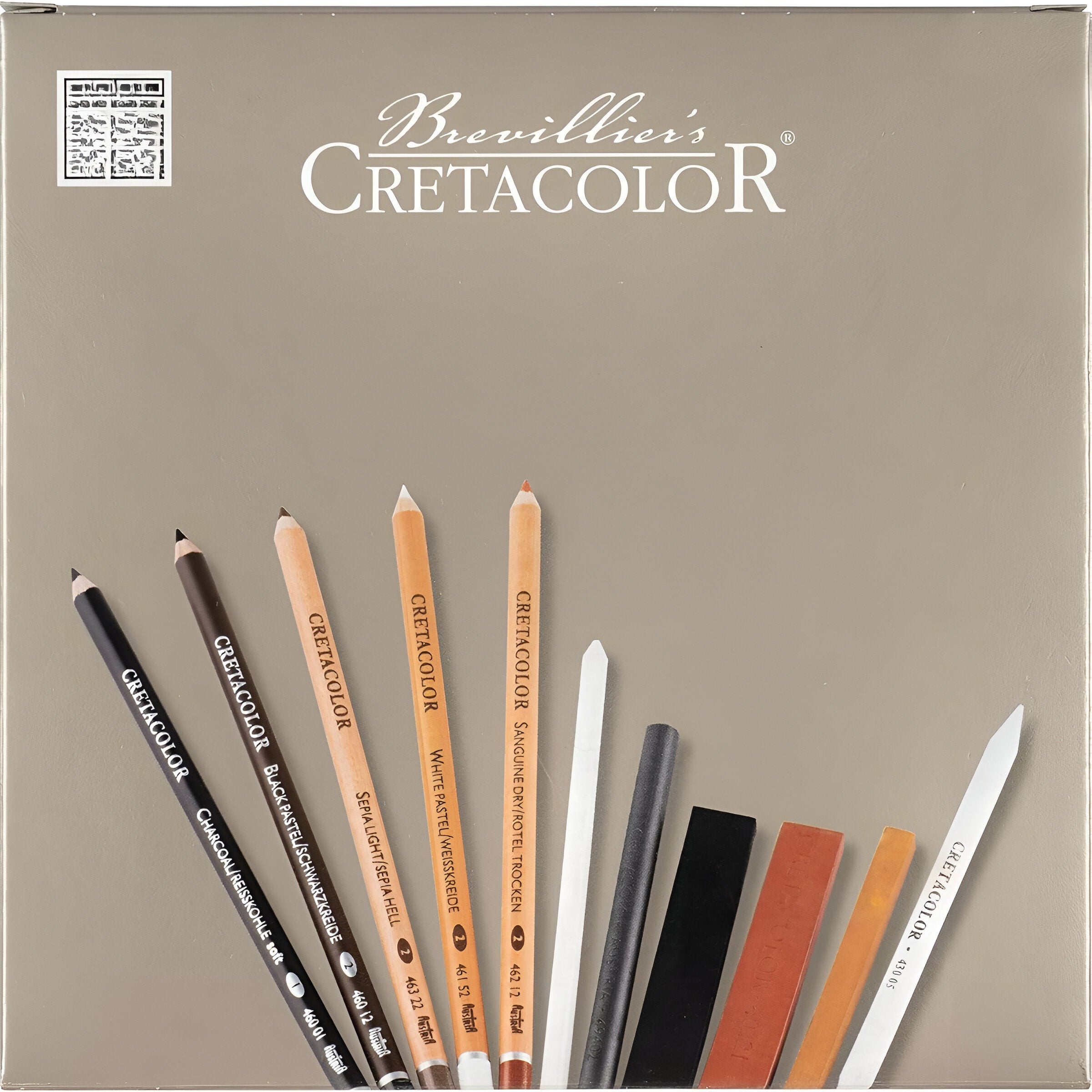 Conjunto para Esboço Cretacolor Passion Box com 25 Peças 400 63