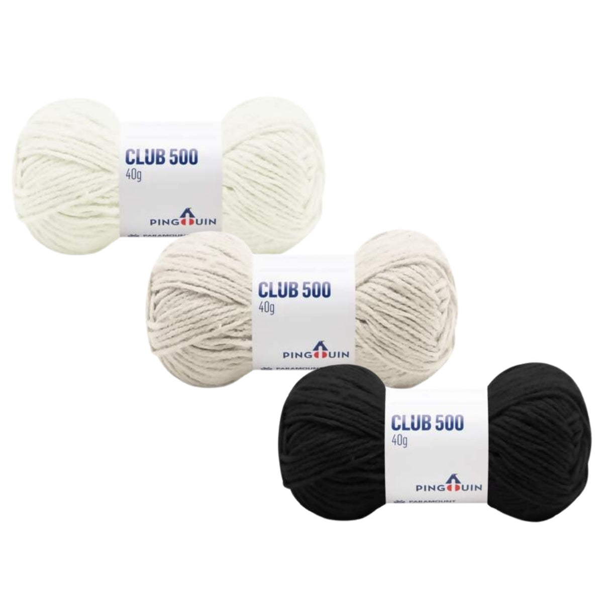 Fio Club 500 Acrílico Crochê Tricô 40g 80m Tex 500 - Pingouin