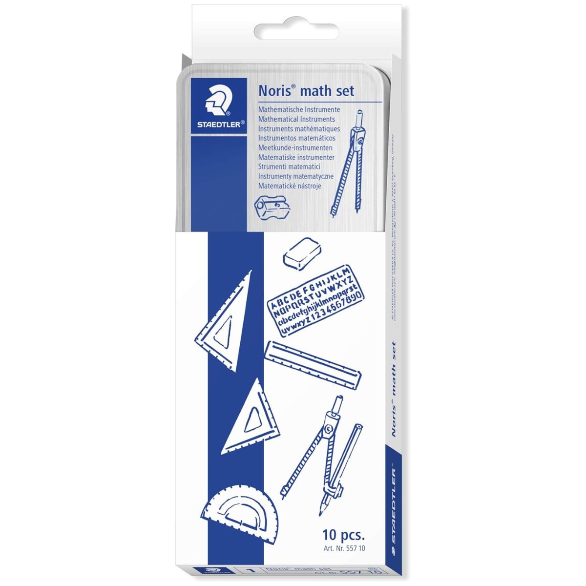 Kit Escolar Geométrico Staedtler com 10 Peças