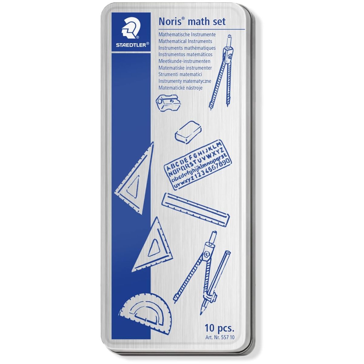 Kit Escolar Geométrico Staedtler com 10 Peças