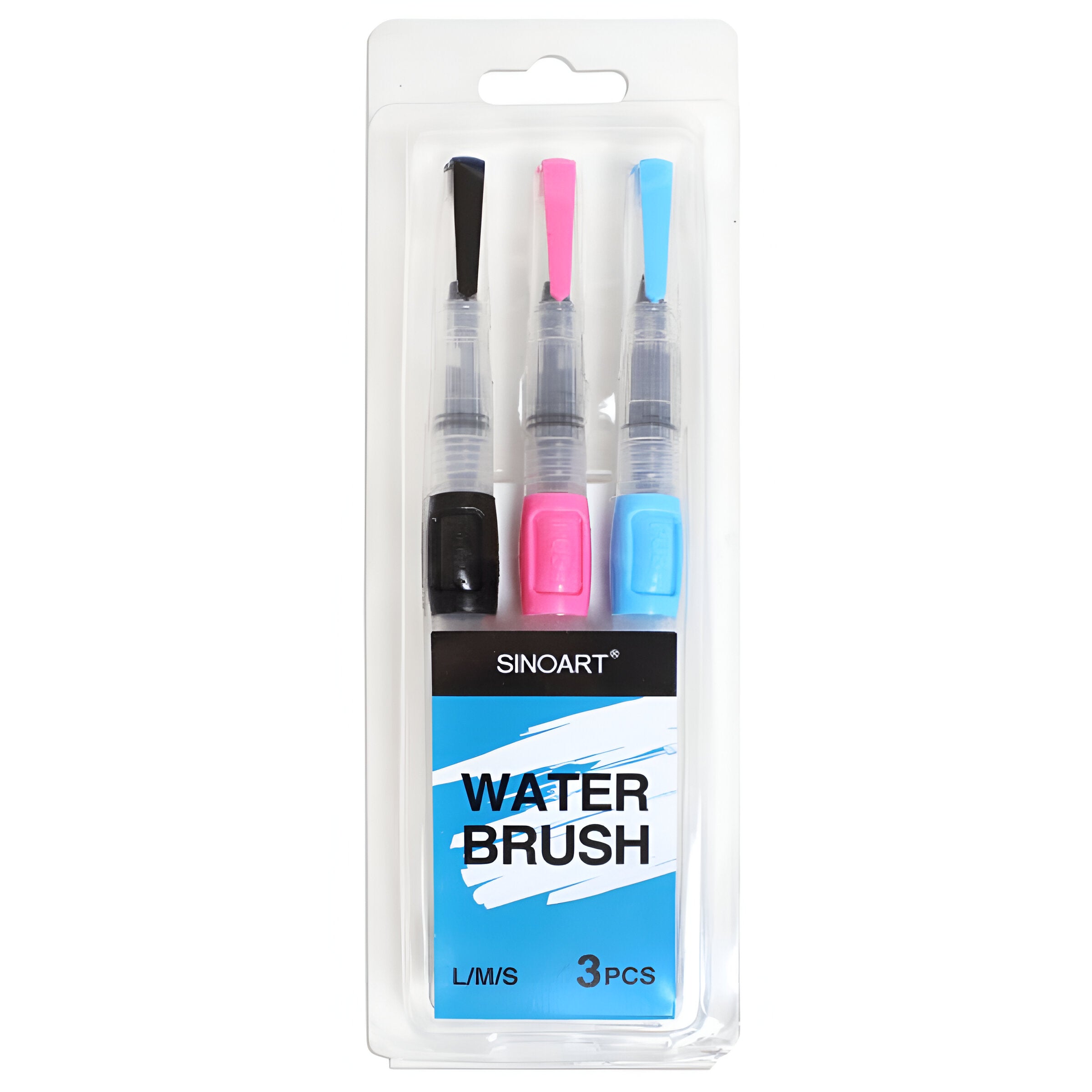 Pincel Waterbrush Sinoart com Reservatório 3 Unidades - Sfb0244