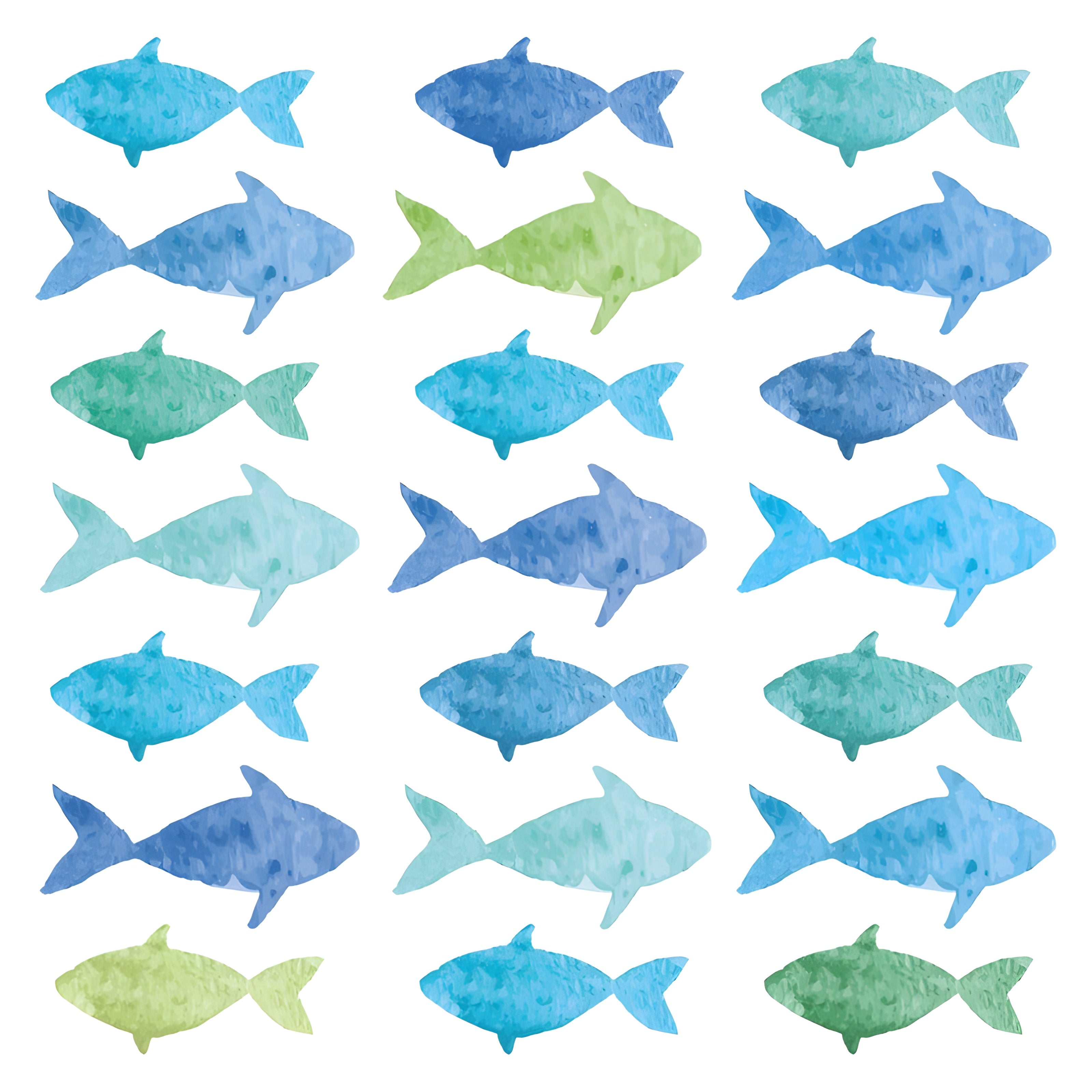 Guardanapo para Decoupage Ambiente 33x33cm com 20 Unidades - Aquarela Peixes