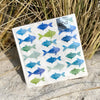 Guardanapo para Decoupage Ambiente 33x33cm com 20 Unidades - Aquarela Peixes