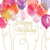 Guardanapo para Decoupage Ambiente 33x33cm com 20 Unidades - Birthday Balloons
