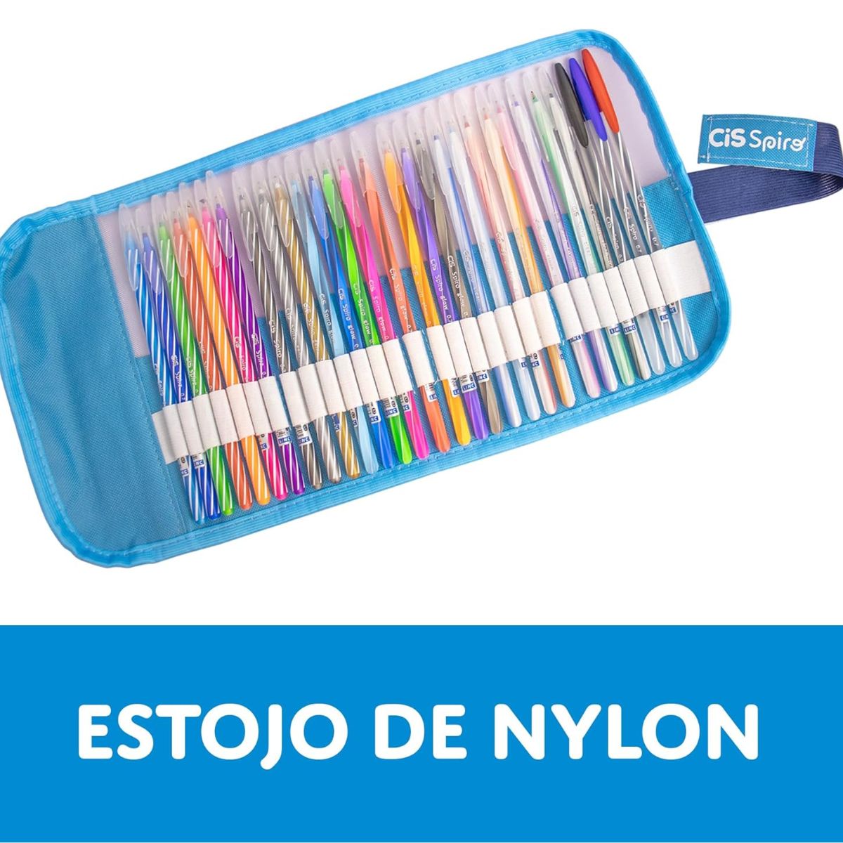 Estojo Caneta Esferográfica Spiro Rollerset 29 Unidades - 5.7669 - Cis