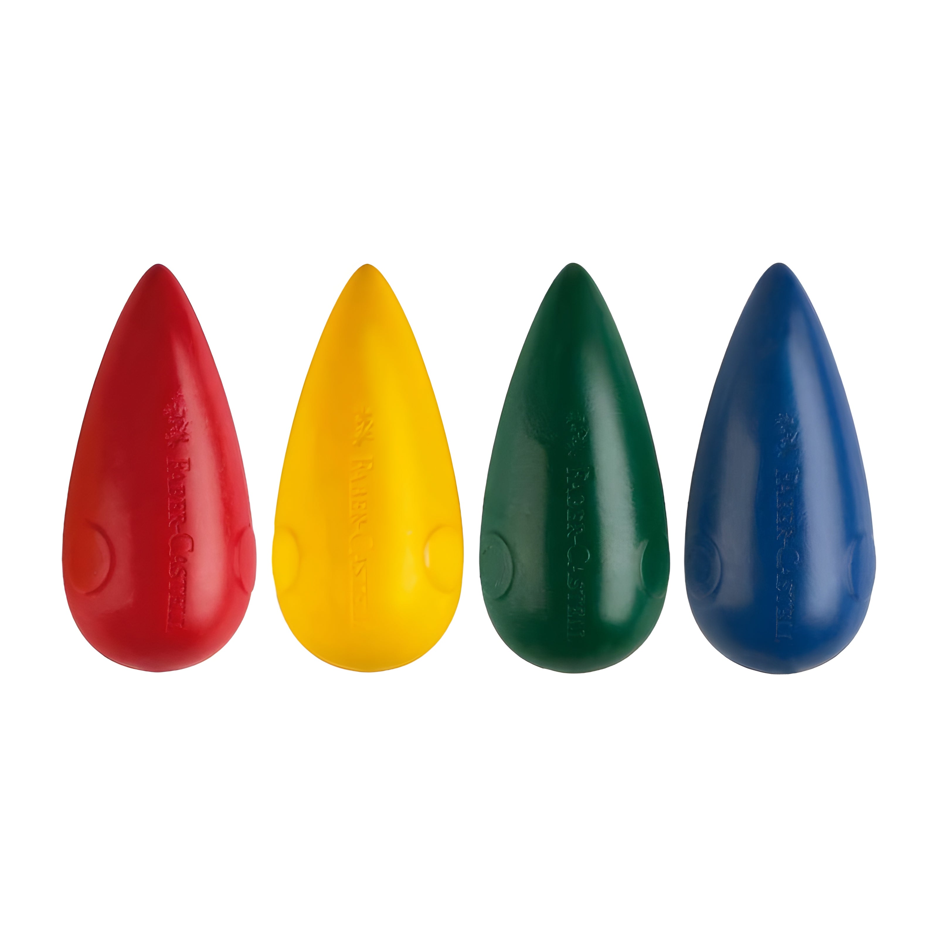 Estojo Giz de Cera Ergonômico Pião com 4 Cores - Faber-castell 121717