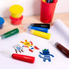 Estojo Canetinhas Ultra Laváveis Extra Jumbo 6 Cores - Faber-castell 354504