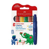 Estojo Giz de Cera Cremoso Jumbo com 6 Cores - Faber-castell 224006