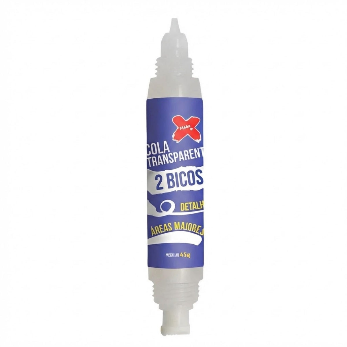 Cola Transparente 2 Bicos 40 Ml - Make+