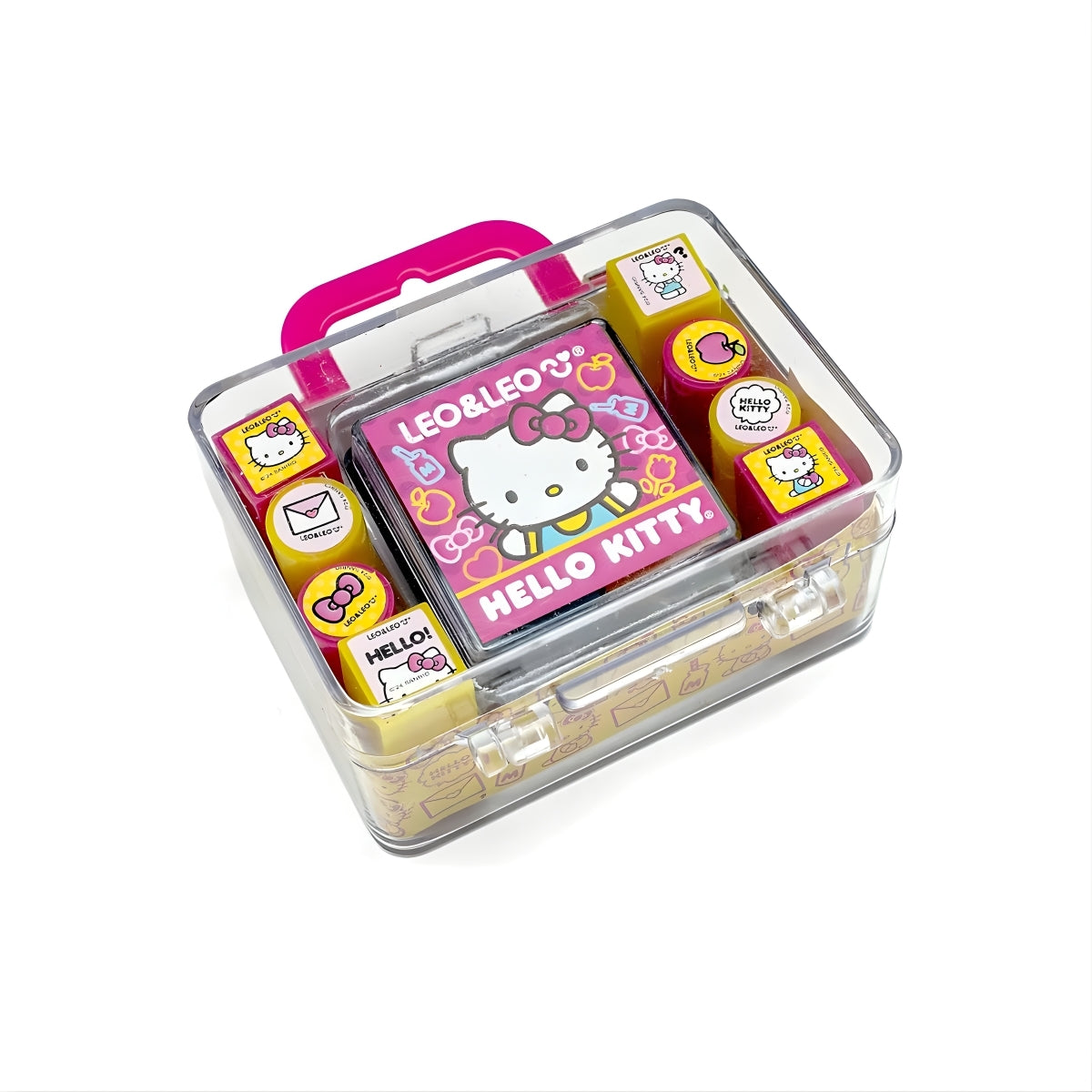 Kit 8 Carimbos Hello Kitty Maleta + Almofada - Leo & Leo 92097