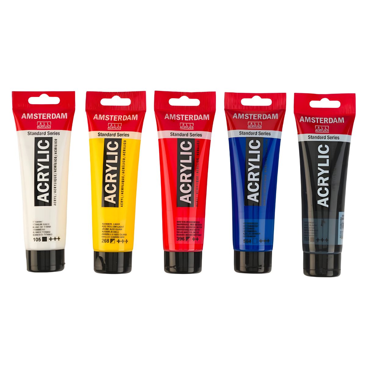 Tinta Acrílica Amsterdam Standard Séries Royal & Talens 5 Cores 120ml