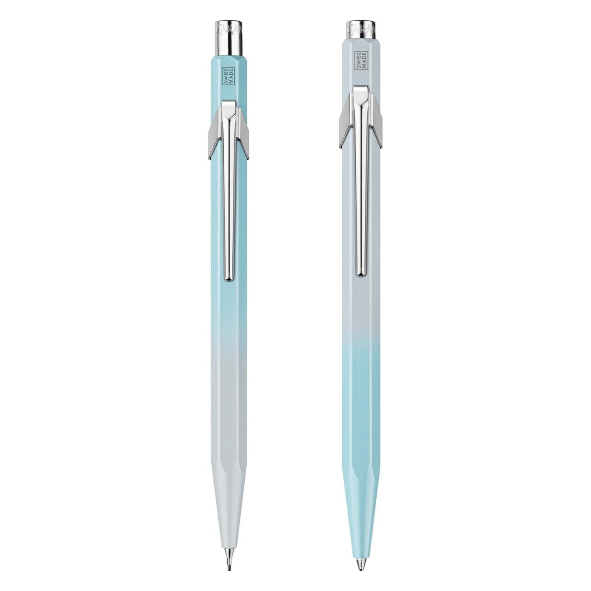Kit Caran D'ache Caneta e Lapiseira Blue Lagoon