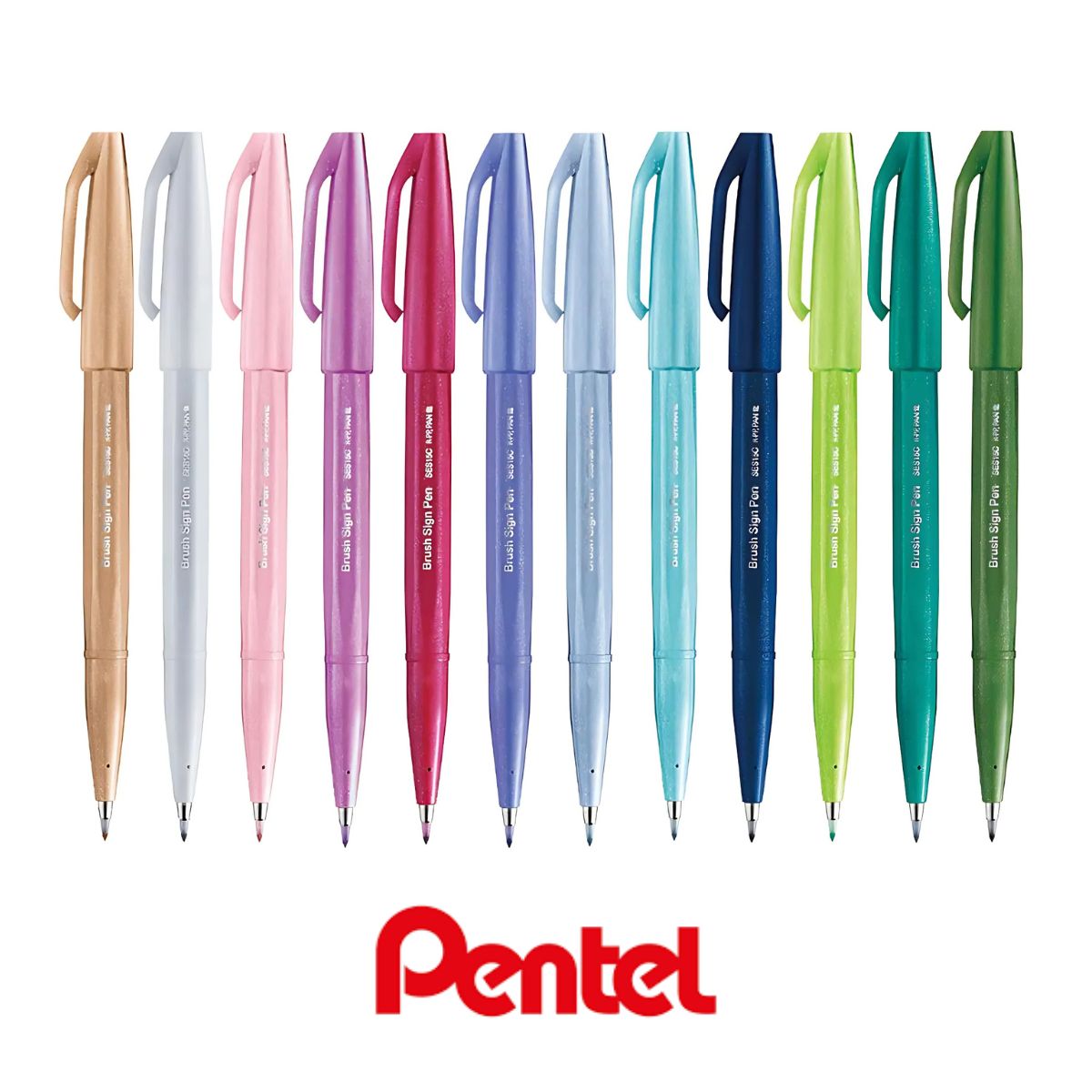 Caneta Brush Pentel Sign Pen - SES15C