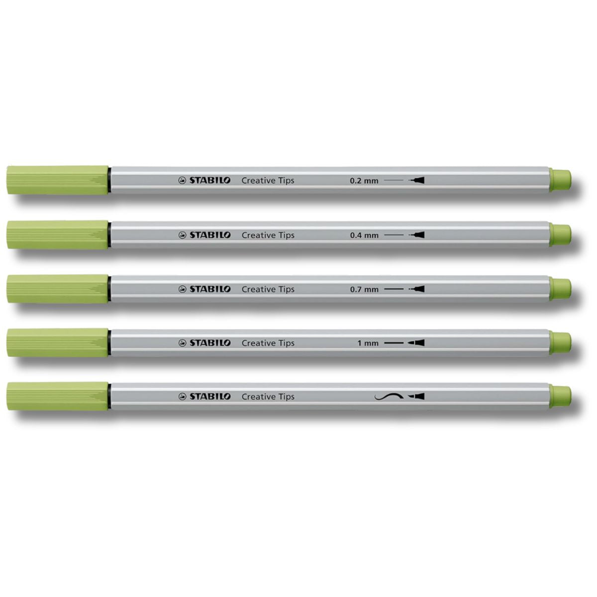 Caneta Multiuso Stabilo Creative Tips Arty Graduado Estojo em Lata com 30 Cores Pastel