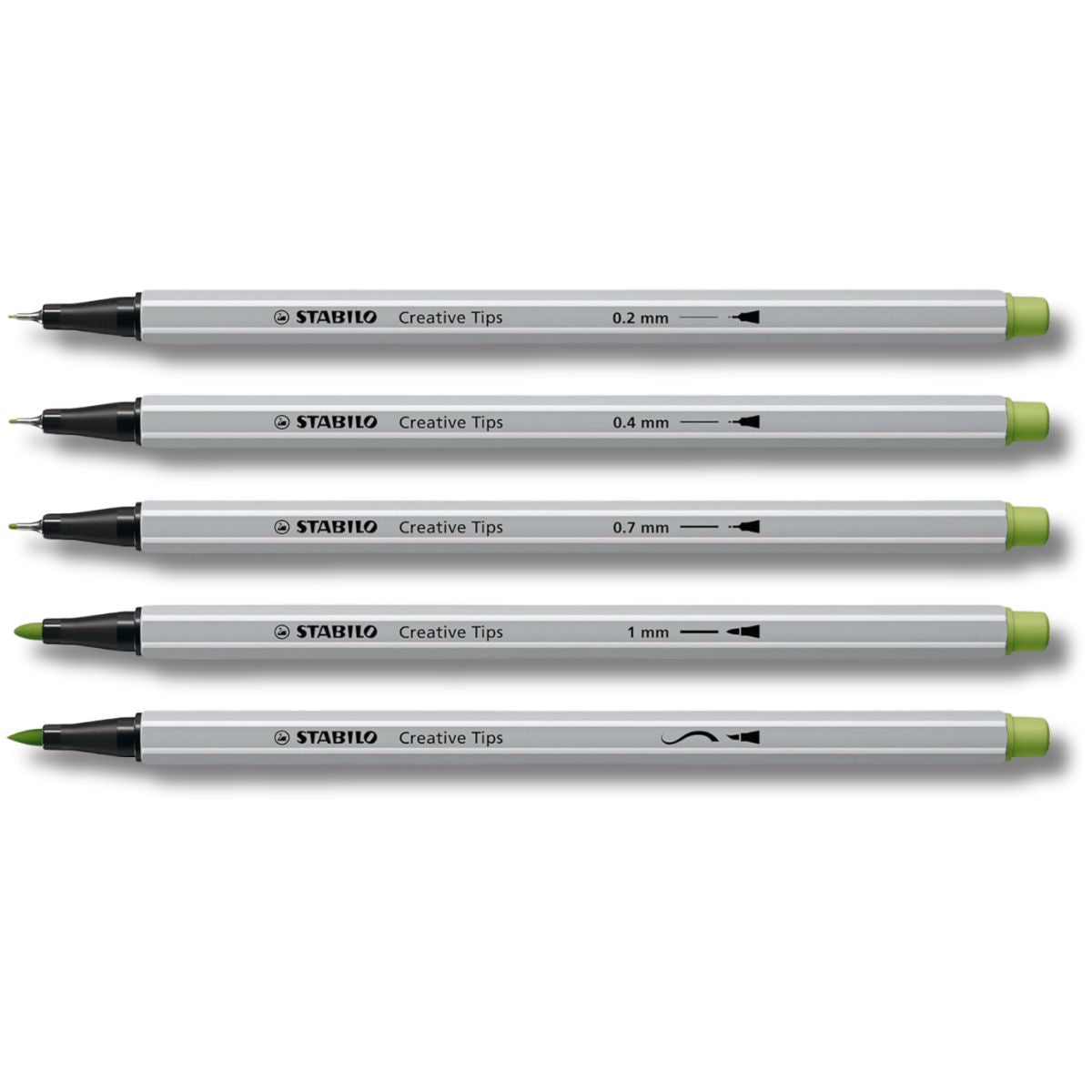 Caneta Multiuso Stabilo Creative Tips Arty Graduado Estojo em Lata com 30 Cores Pastel
