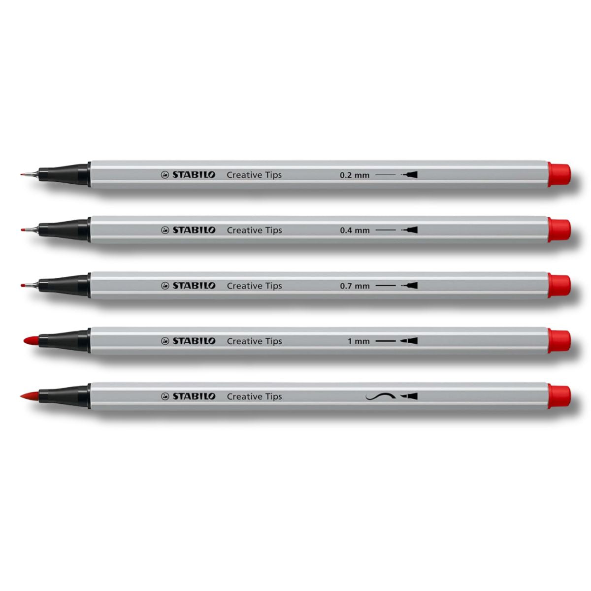 Caneta Multiuso Stabilo Creative Tips Arty Graduado Estojo em Lata com 30 Cores