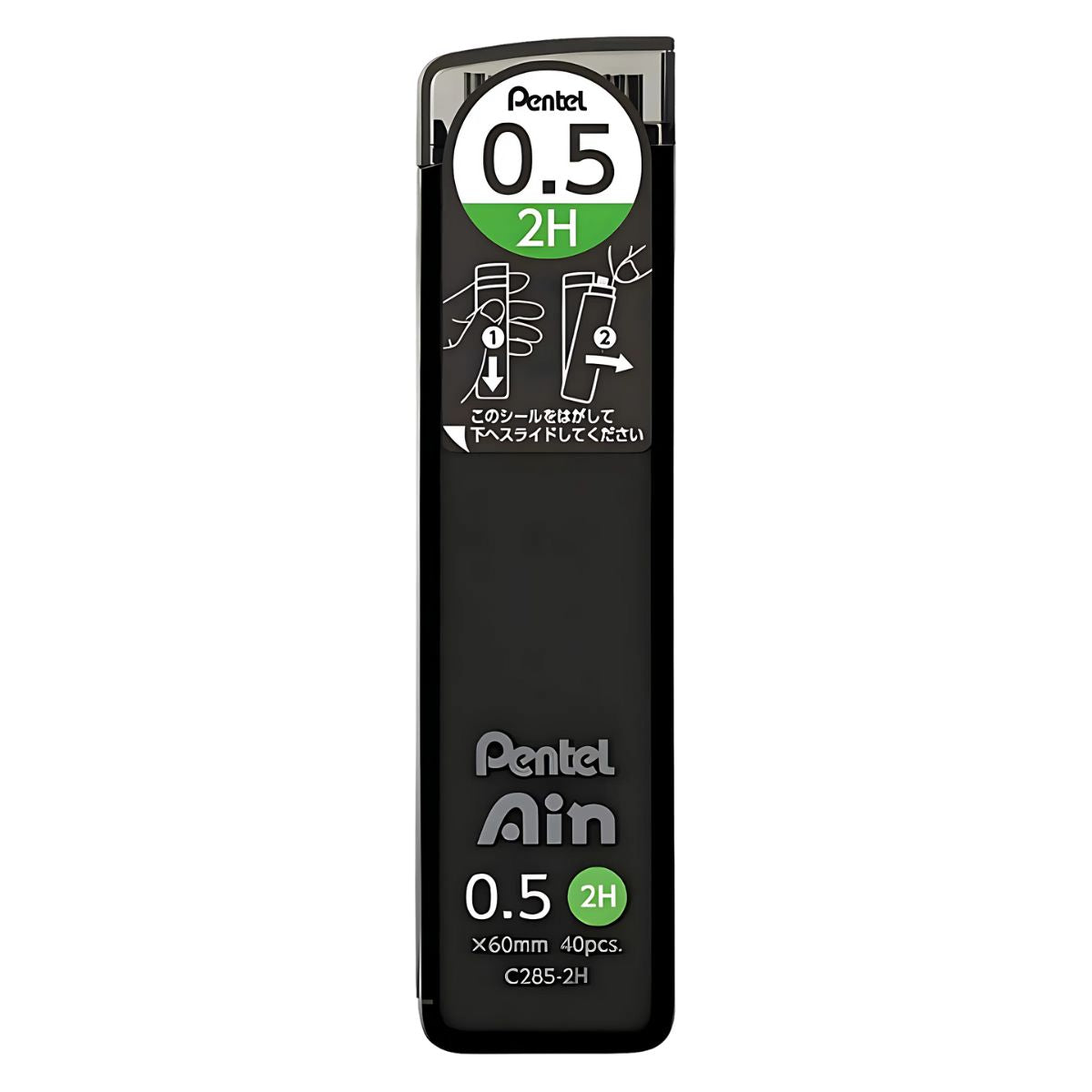 Tubo Mina Grafite Ain Stein 0.5mm Pentel Com 40 Unidades
