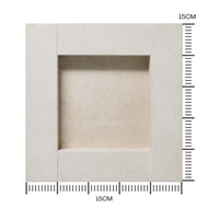 Quadro Mdf Cru 15x15cm 1,5mm