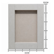 Quadro Mdf Cru 15x30cm 1,5mm