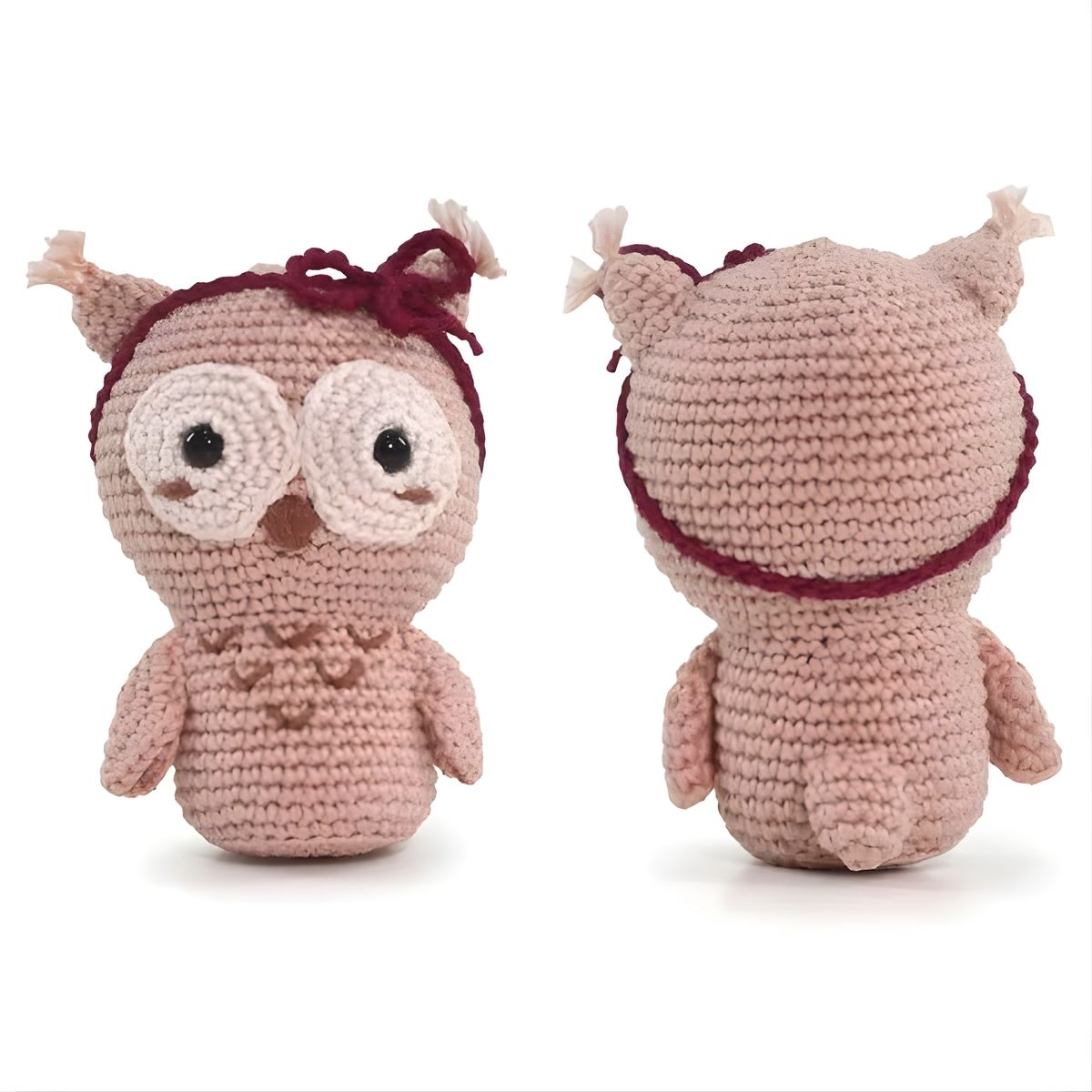 Kit Meu Primeiro Amigurumi Animais do Bosque Coruja 0001 - Círculo