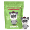 Kit Meu Primeiro Amigurumi Animais do Bosque Guaxinim 0003 - Círculo