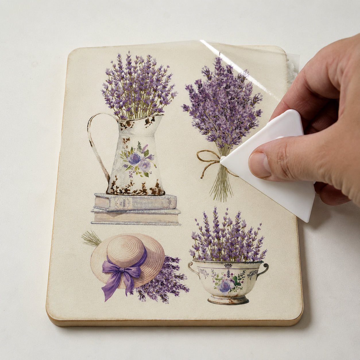 Transfer de Imagem Small Lavanda 9,8x15cm para Artesanato e Decoração Tis-009 - Litoarte