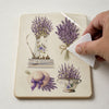 Transfer de Imagem Small Lavanda 9,8x15cm para Artesanato e Decoração Tis-009 - Litoarte