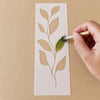 Stencil Pequeno Ramo 7x17cm para Pintura Decorativa e Artesanato Stp-0164 - Litoarte