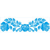 Stencil Rosas 8x28cm para Pintura Decorativa e Artesanato Ste-424 - Litoarte