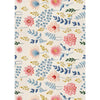 Estampa Adesiva Flores Coloridas Costura 1 32x45cm para Artesanato e Scrapbook Esta-010 - Litoarte