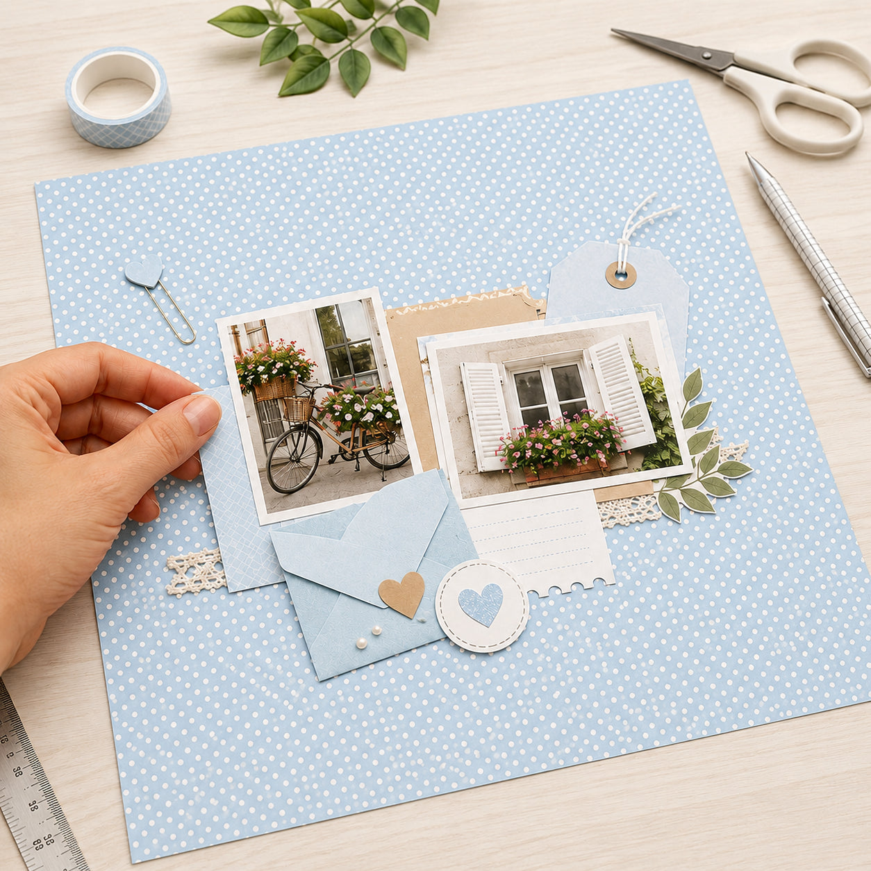 Planner Semanal Gatinhos 22 P 30,5x30,5cm para Scrapbook e Papelaria Criativa Se-003 - Litoarte