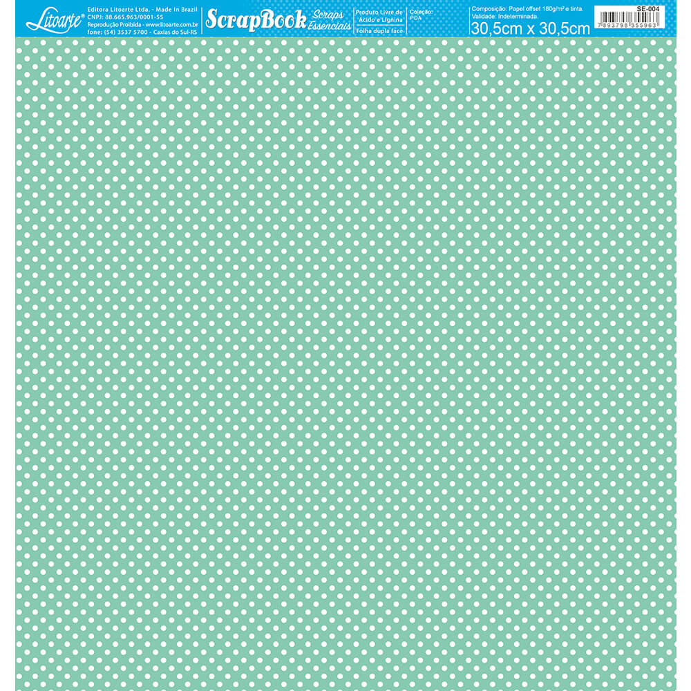 Planner Semanal Cachorrinhos 22 P 30,5x30,5cm para Scrapbook e Papelaria Criativa Se-004 - Litoarte