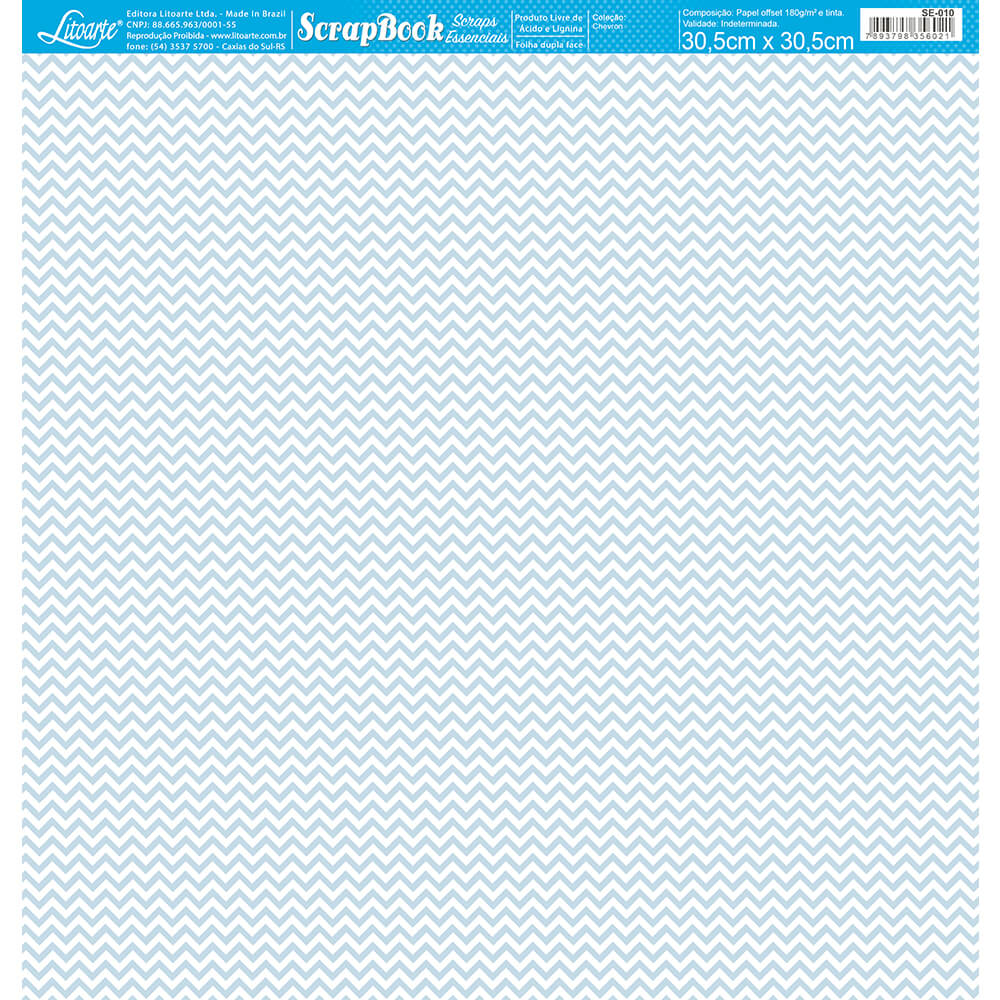 Planner Semanal Neutro 22 P 30,5x30,5cm para Scrapbook e Papelaria Criativa Se-010 - Litoarte