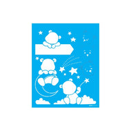 Stencil Opa 20x25cm - Infantil Ursinhos  - 3525