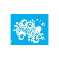 Stencil Opa 20x25cm - Oriental Carpa  - 3527