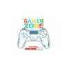Stencil Opa 20x25cm - Videogame Gamer Zone  - 3529