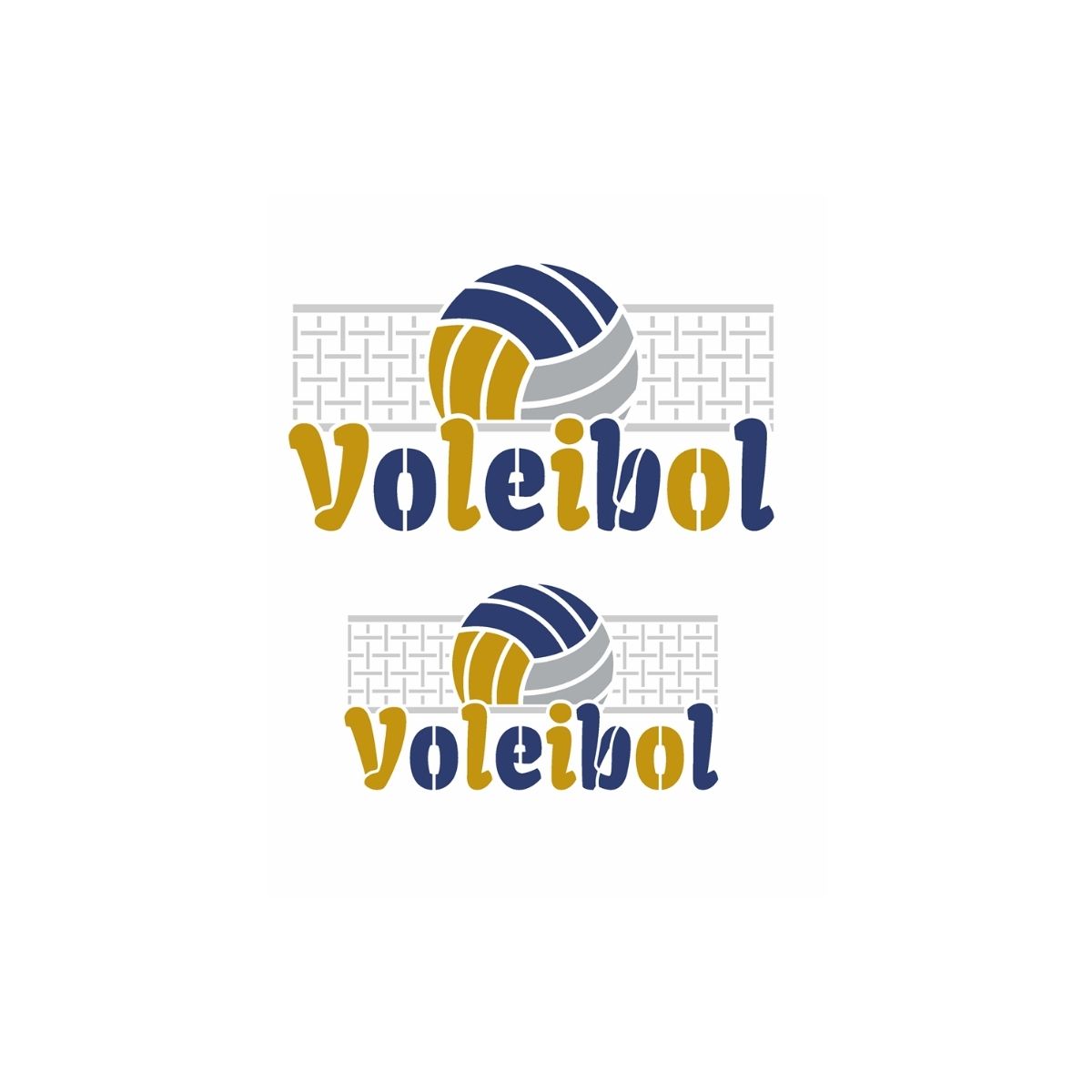 Stencil Opa 20x25cm - Esporte Voleibol  - 3518