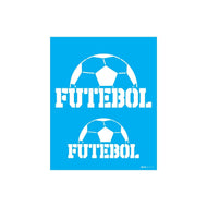 Stencil Opa 20x25cm - Esporte Futebol  - 3517