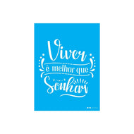 Stencil Opa 15x20cm - Estamparia Viver É Melhor - 3513