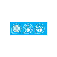 Stencil Opa 10x30cm - Pinta Rosto Sereia  - 3510