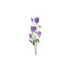 Stencil Opa 10x30cm - Flores Lisianthus  - 3507