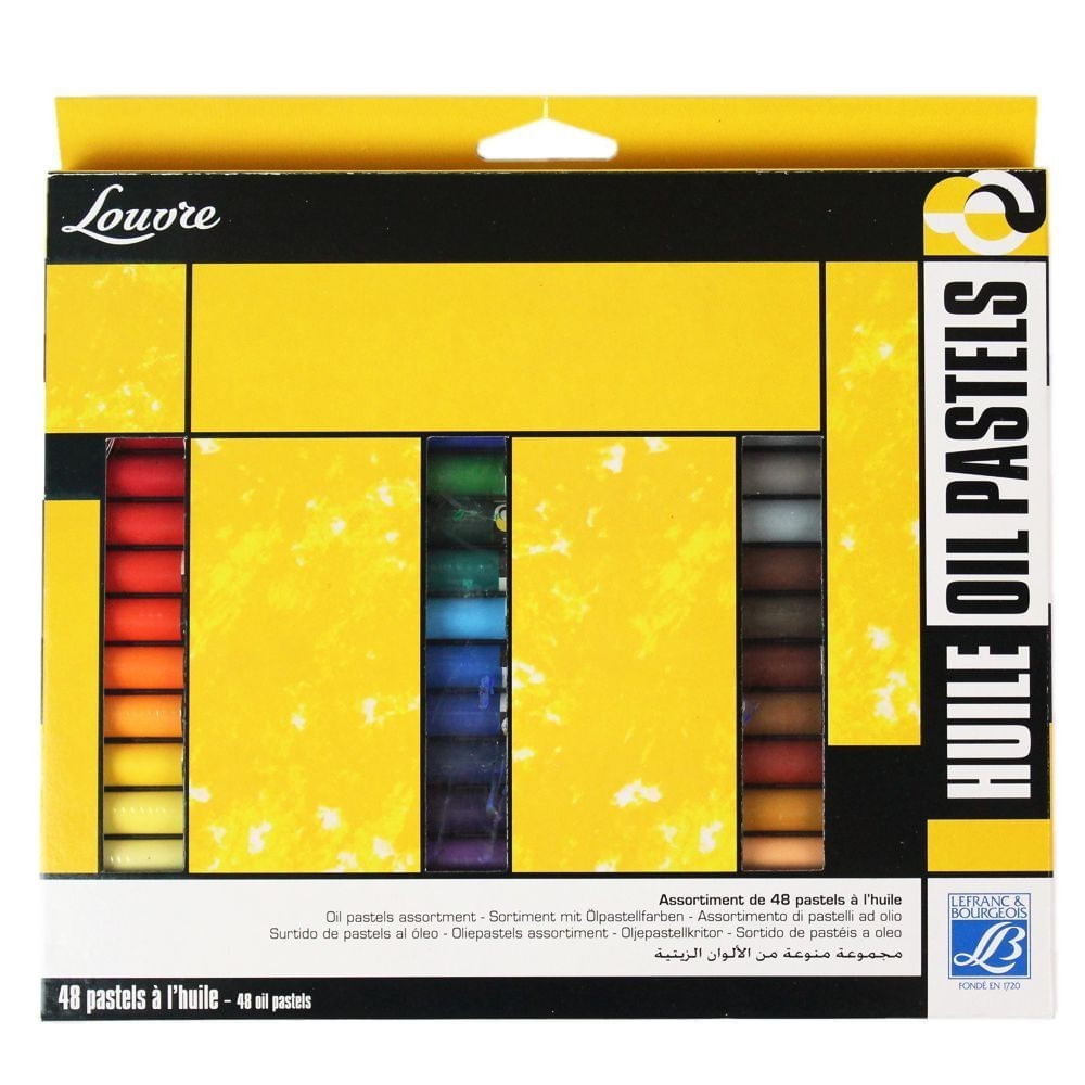 Estojo Giz Pastel Oleoso Lefranc & Bourgeois Louvre com 48 Cores - 80806345