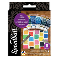 Kit de Tinta para Xilogravura Speedball 37ml com 06 Cores Base Água