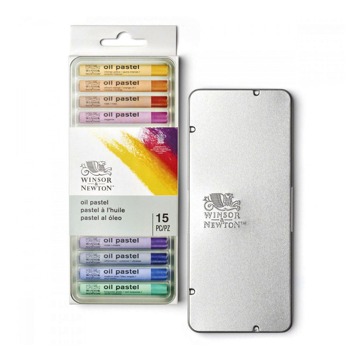Estojo Giz Pastel Oleoso Winsor & Newton com 15 Cores