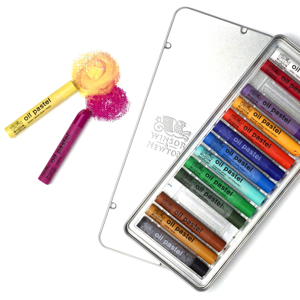 Estojo Giz Pastel Oleoso Winsor & Newton com 15 Cores