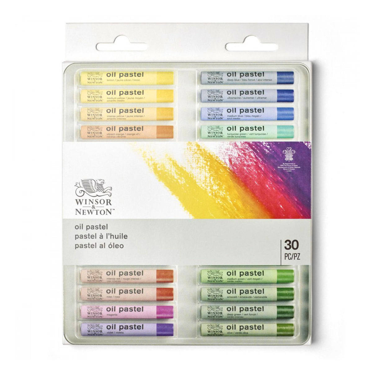Estojo Giz Pastel Oleoso Winsor & Newton com 30 Cores