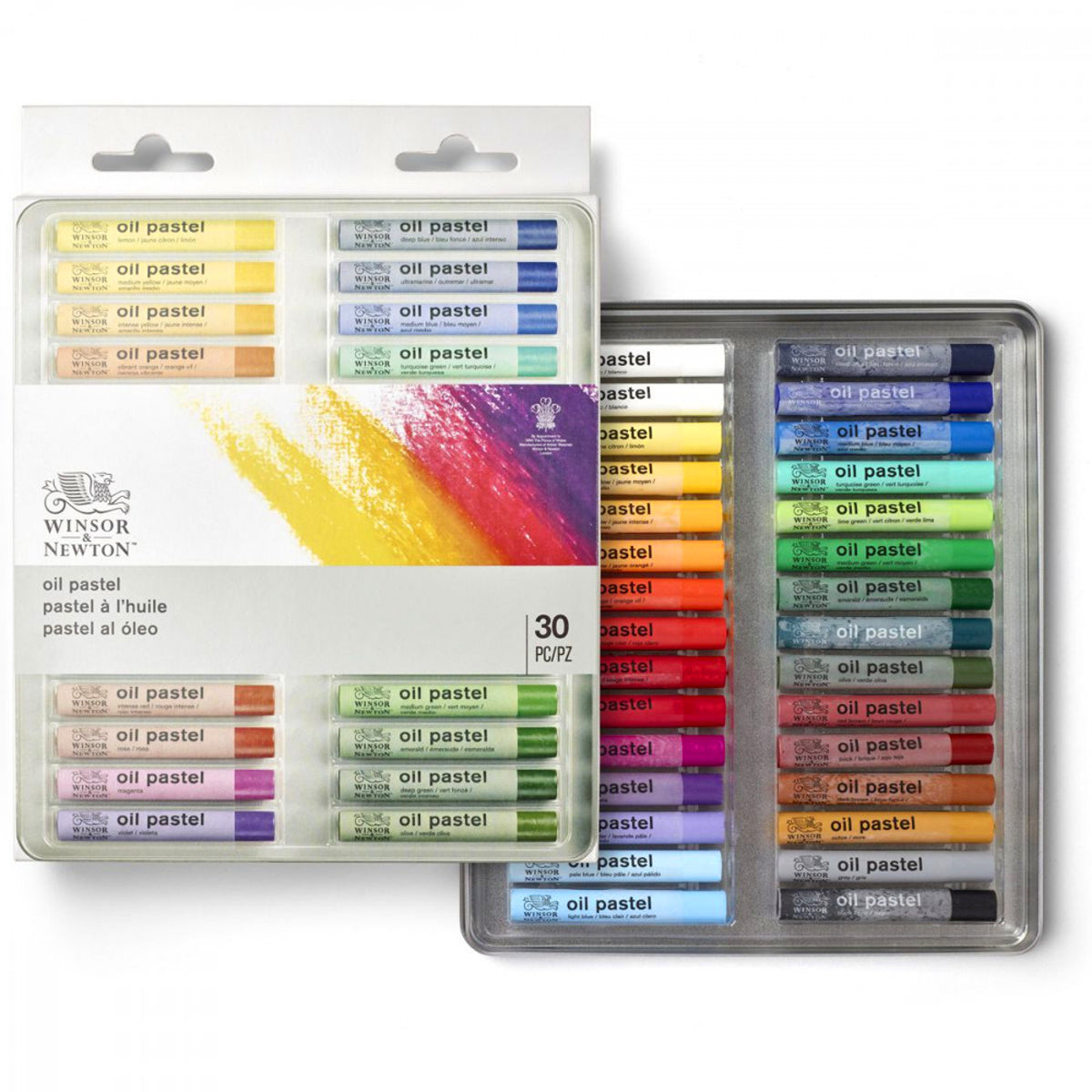 Estojo Giz Pastel Oleoso Winsor & Newton com 30 Cores