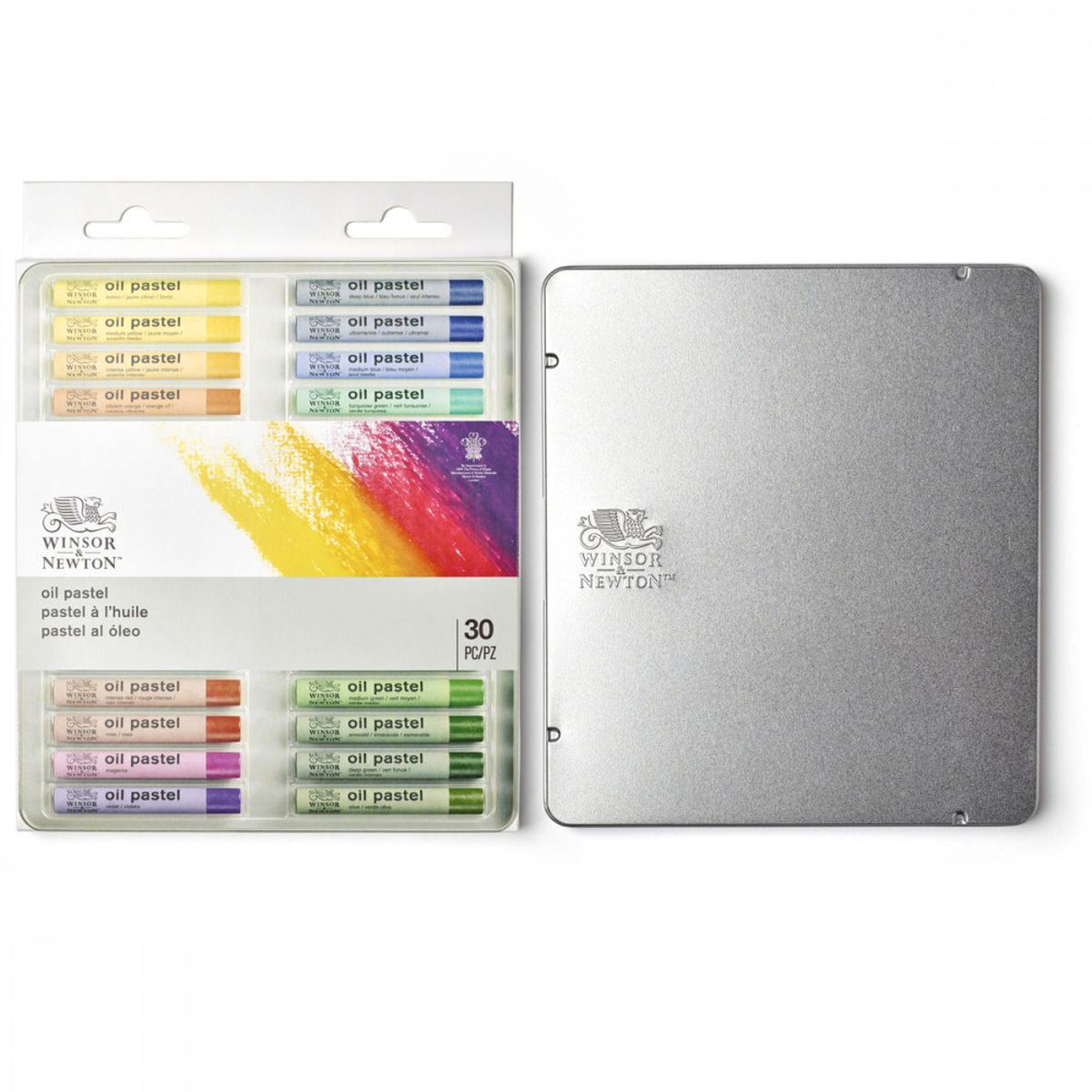 Estojo Giz Pastel Oleoso Winsor & Newton com 30 Cores