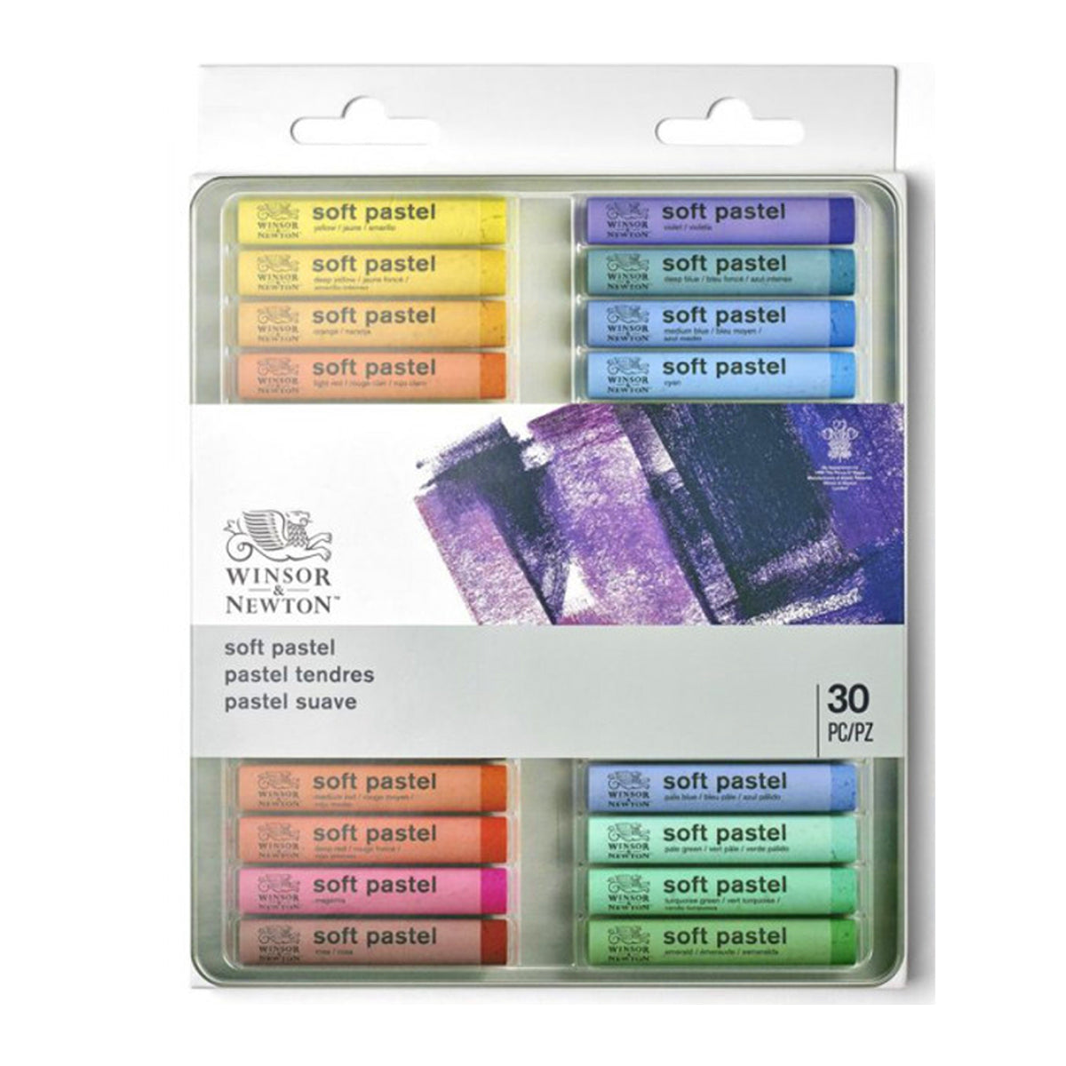 Estojo Giz Pastel Seco Soft Winsor & Newton com 30 Cores